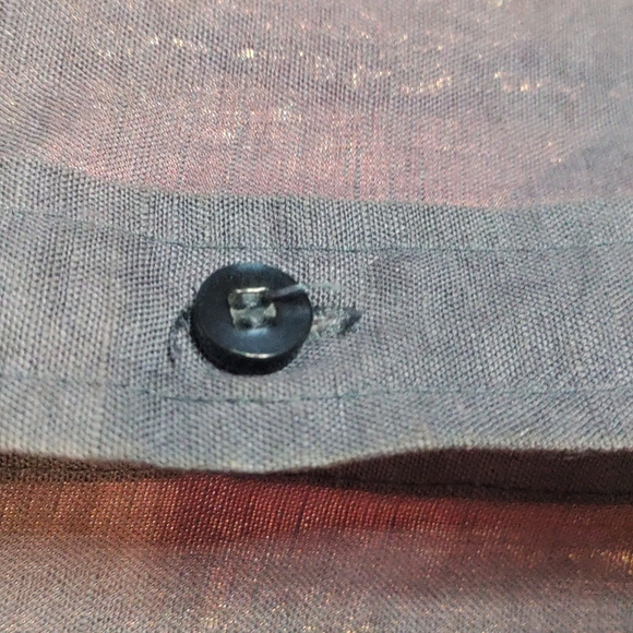 Size 5X Men's Linen short sleeve shirt - Picture 2 of 3